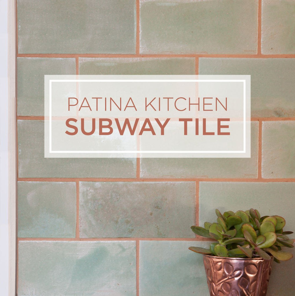 Farmhouse Kitchen Patina Subway Tile Backsplash Mercury Mosaics