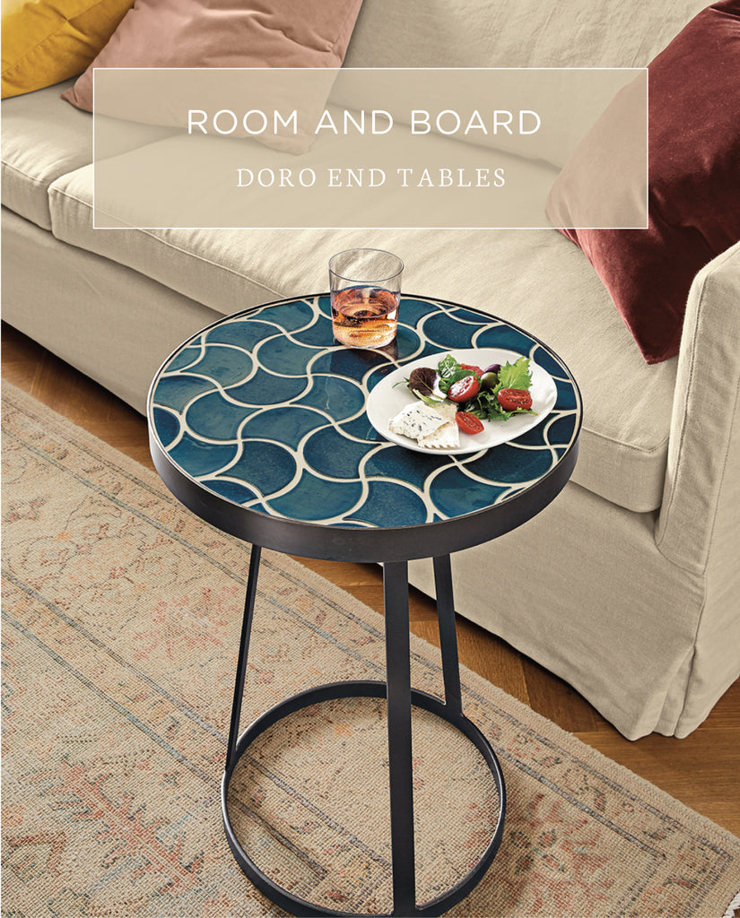 Room Board Tile End Tables Collaboration Mercury Mosaics