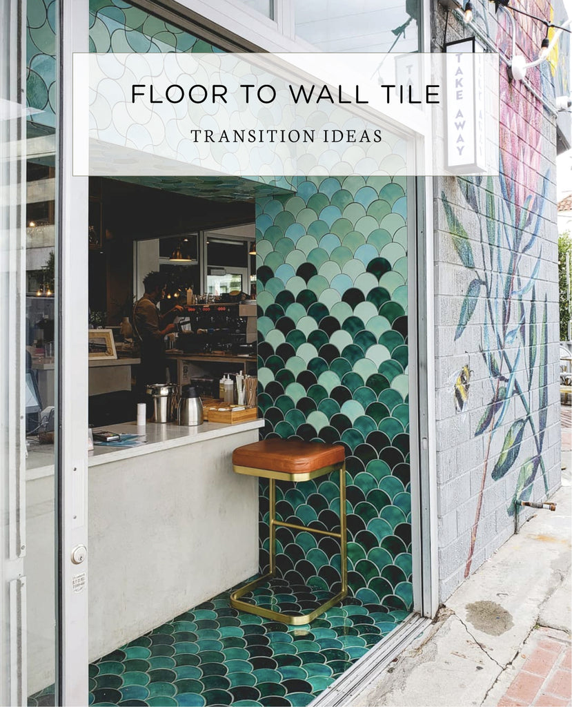 Floor To Wall Tile Transition Ideas Mercury Mosaics