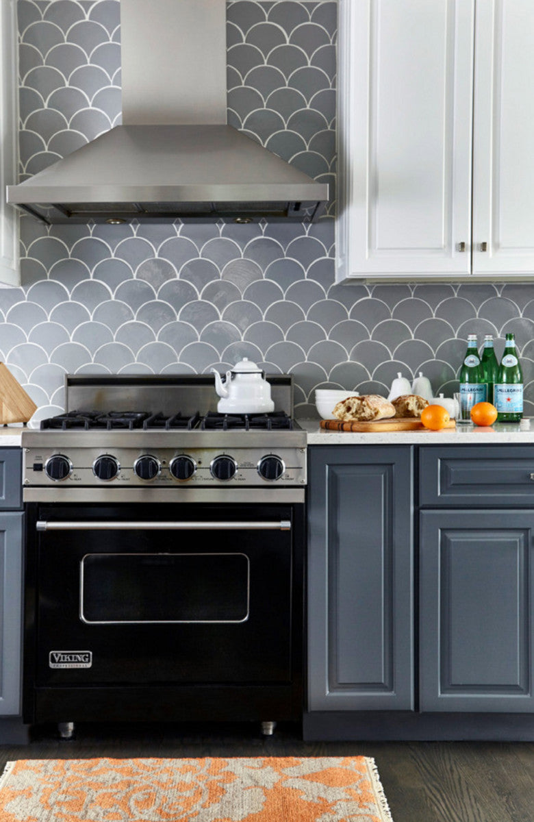 Before & After: Grey Moroccan Tile Kitchen Backsplash – Mercury