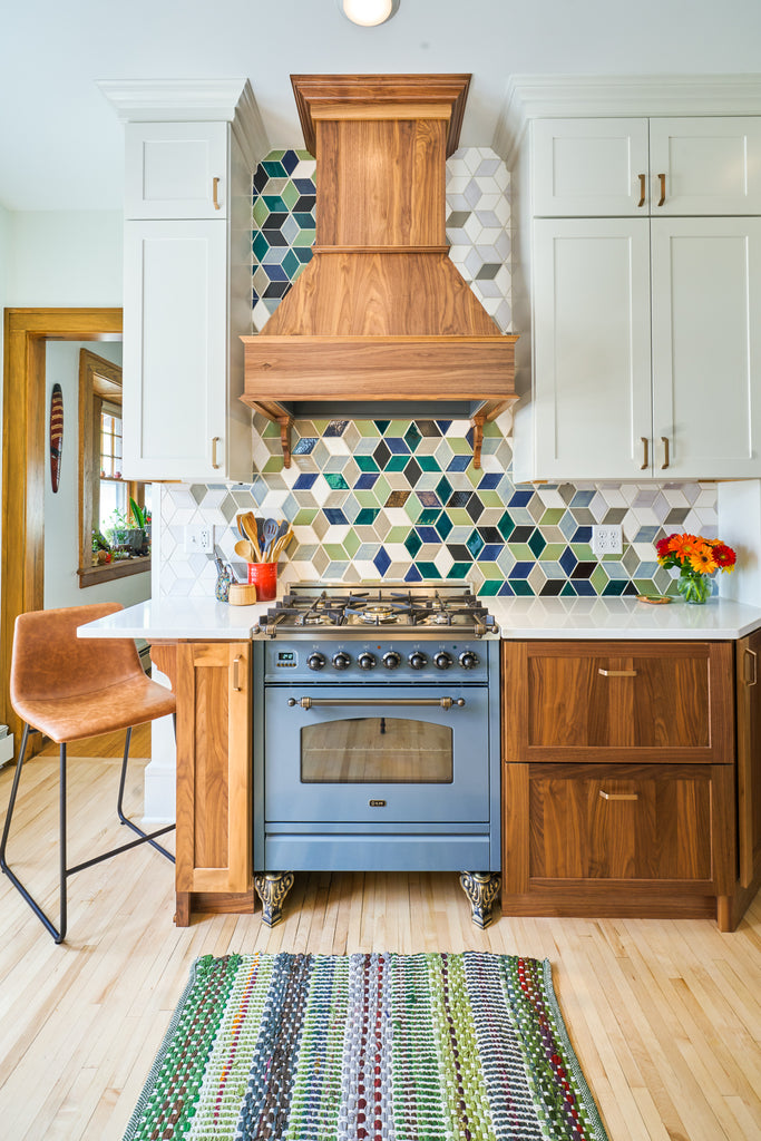 Colorful Craftsman River Backsplash