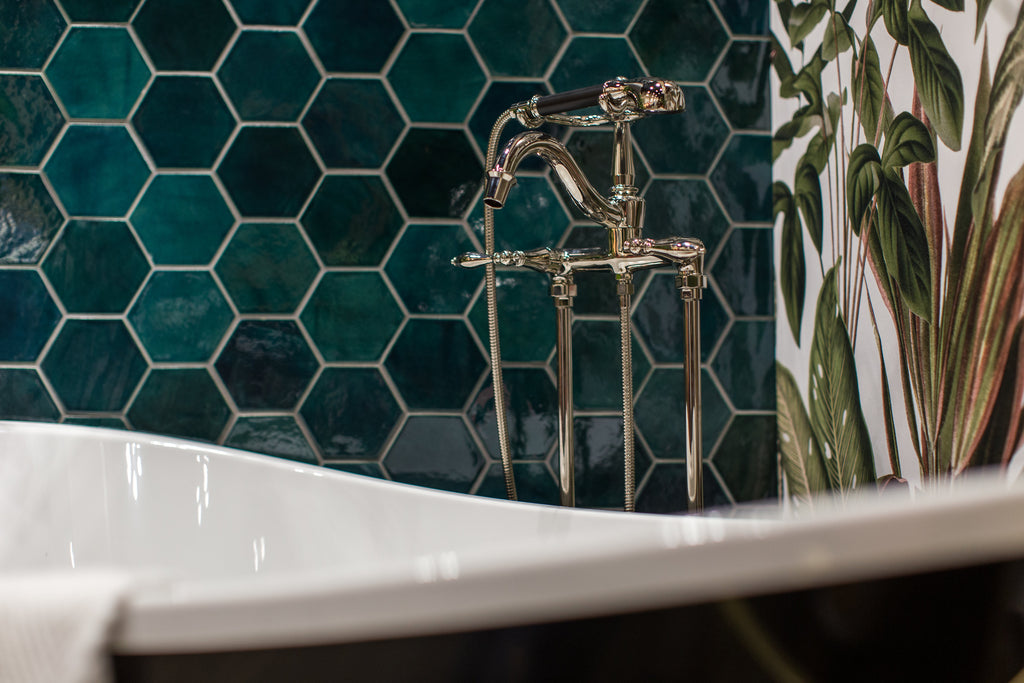 Bohemian Dream Bathroom Hexagon Tile