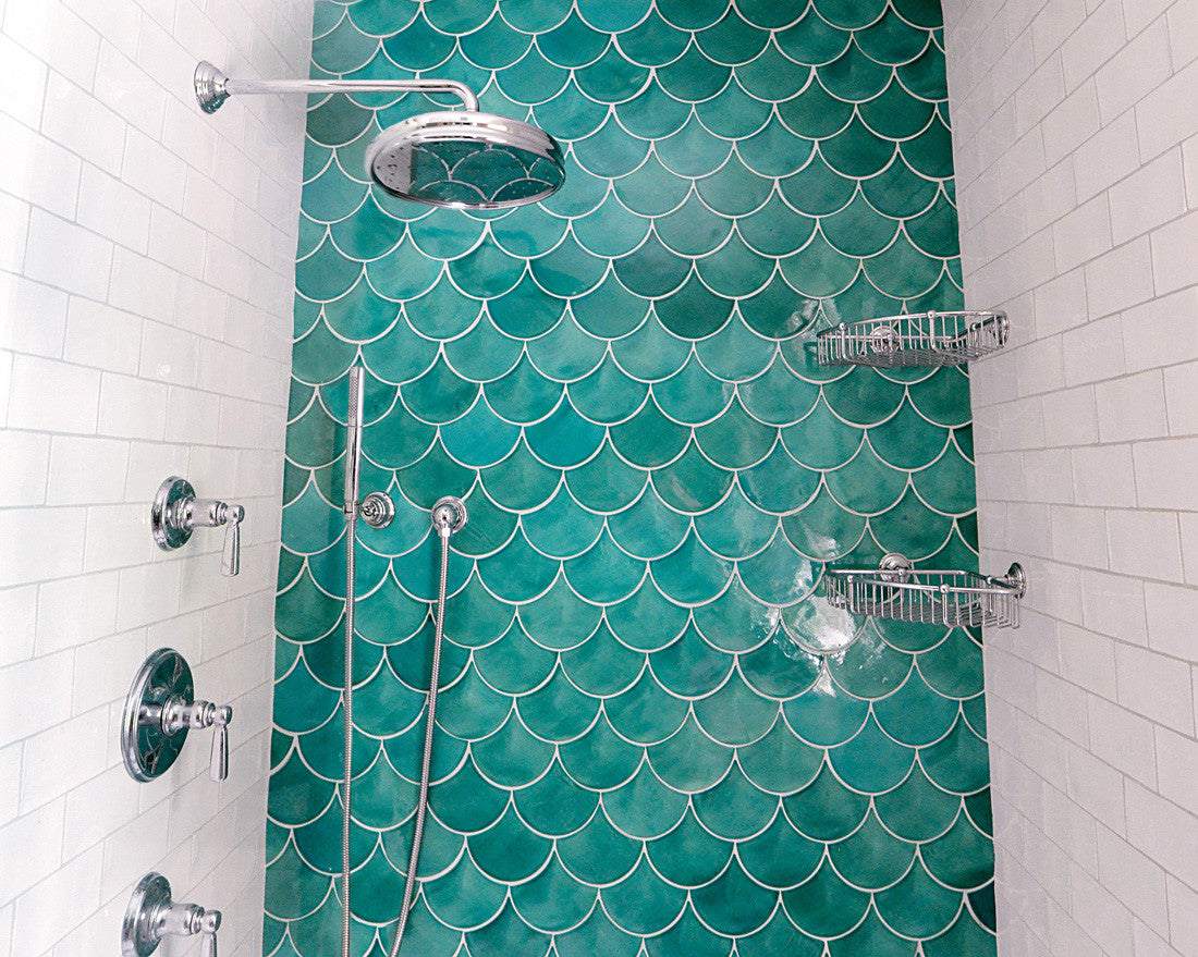 32 Best Green Tile Bathroom Images Green Tile Tile Bathroom