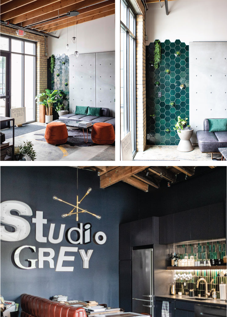 Studio Grey Tiled Office