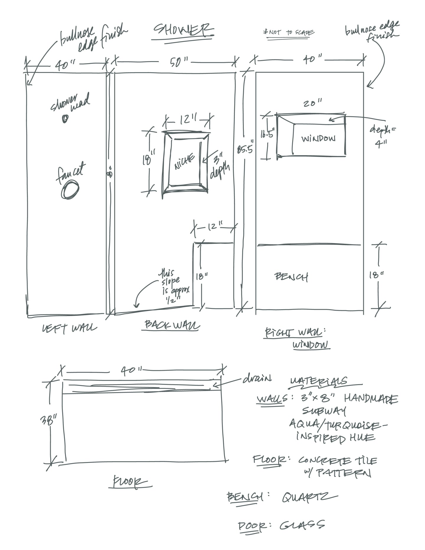 How To Calculate Tile Needed For Your Bathroom Mercury Mosaics