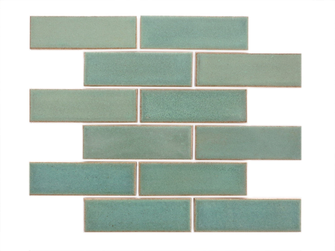 2x6 Teal Ceramic Subway Tile Teal Backsplash Tile Mercury Mosaics