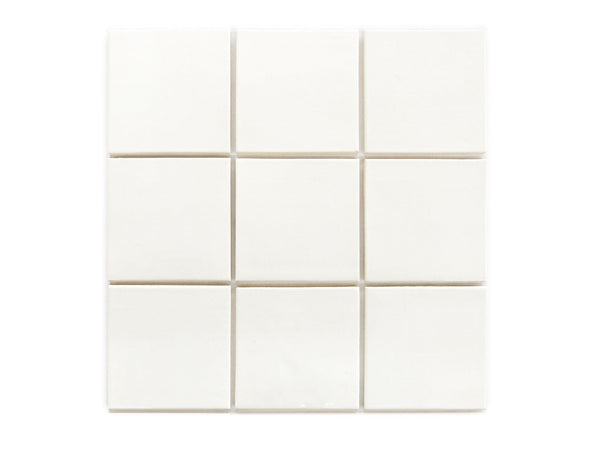 4x4 off white tile