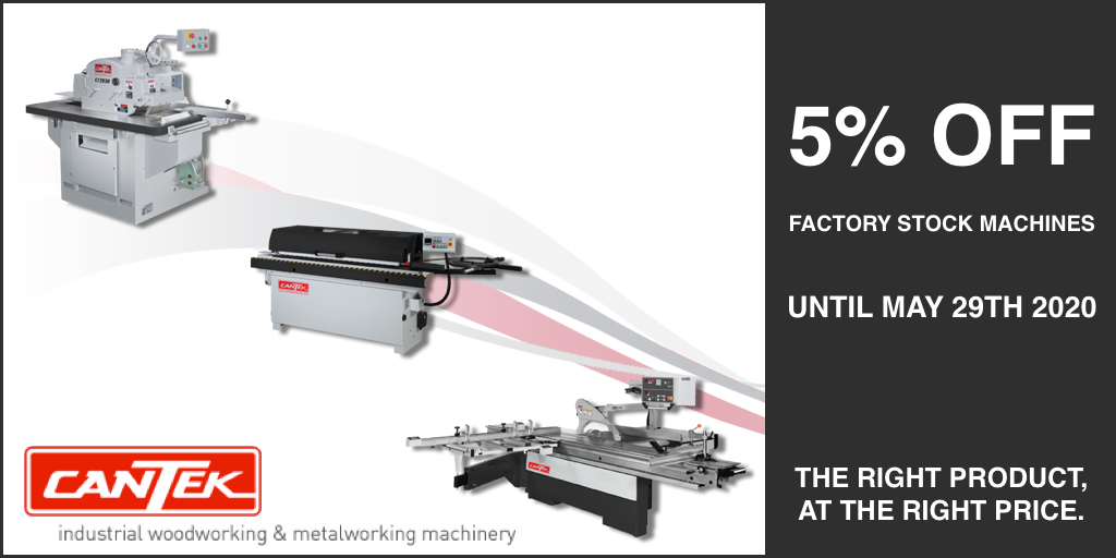 5% Off Cantek Machinery