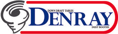 Denray Machine logo - down draft booths and dust tables