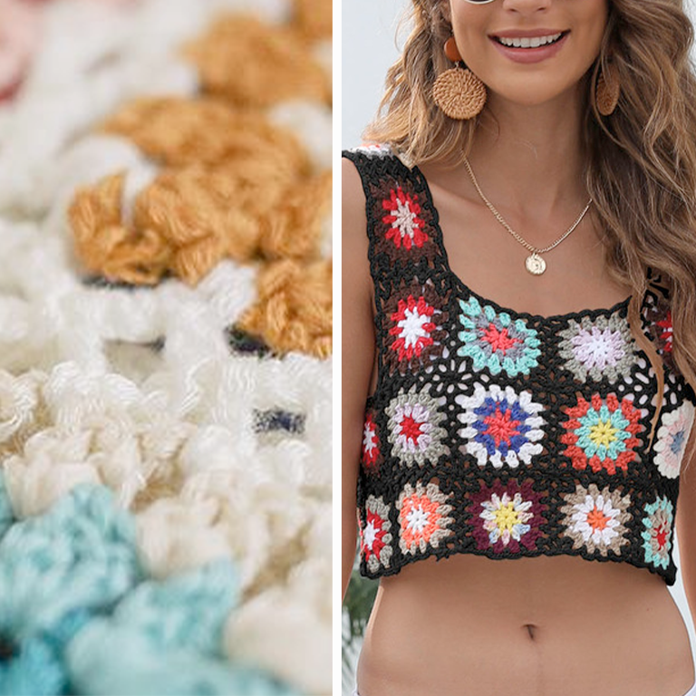 Crochet Pattern copy Summer Holiday seaside lace crop top vest 4ply 30-44  162