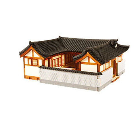 Wooden Model Kit 3D Puzzle - Buchon Hanok Korean House A