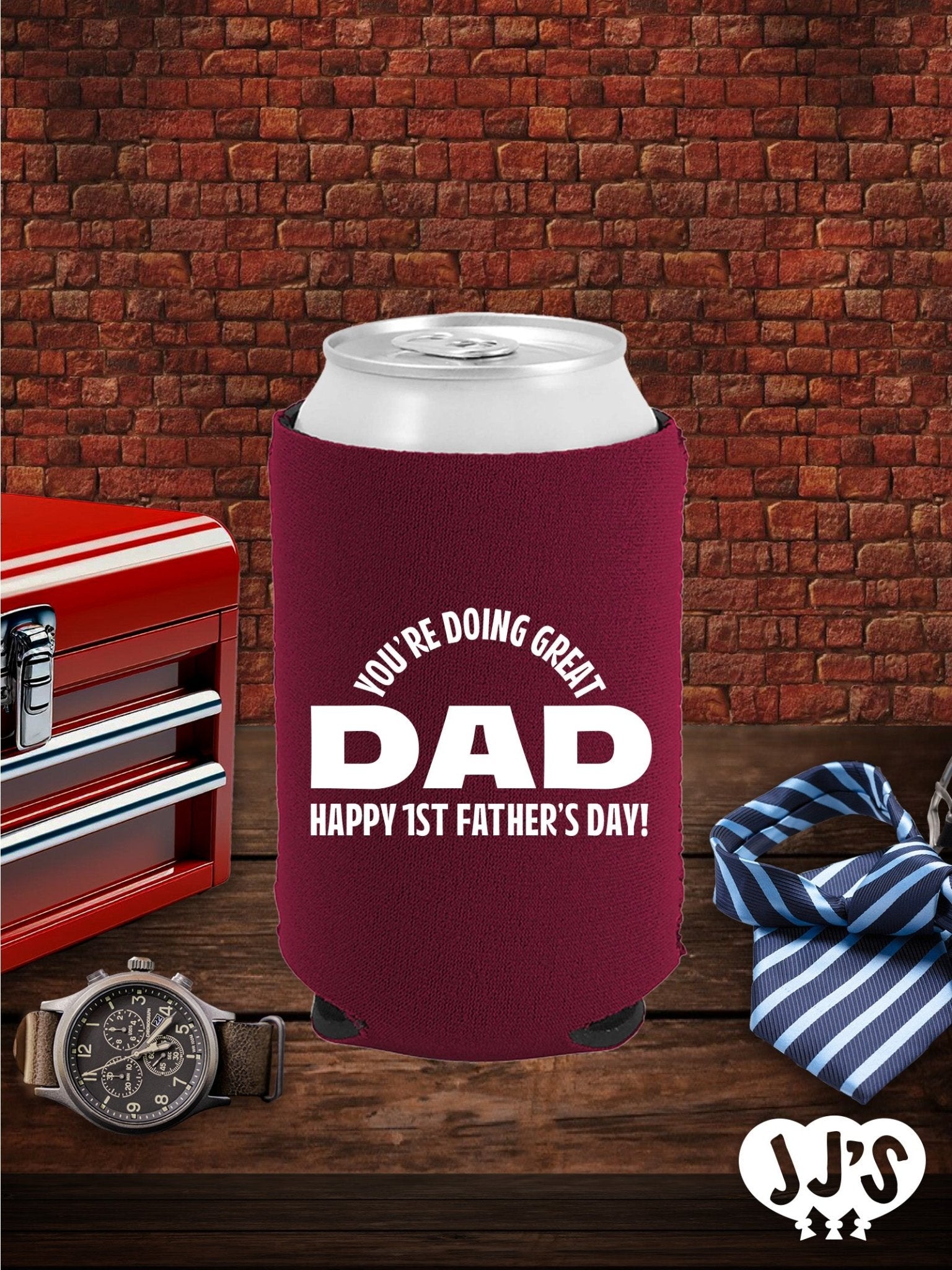 Fathers Day Can Coolers: Doing Great Dad Custom Neoprene Can Coolers
