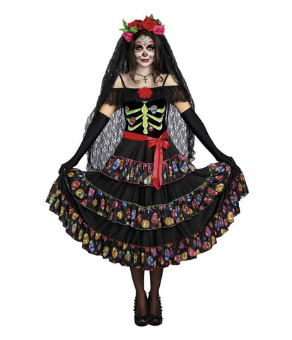 day of the dead fancy dress plus size