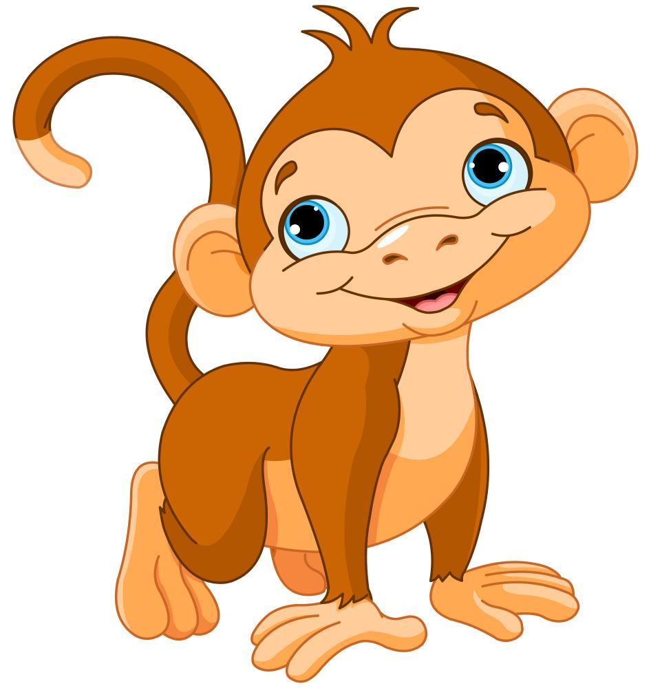 Baby Monkey Nursery Wall Sticker – Decall.ca