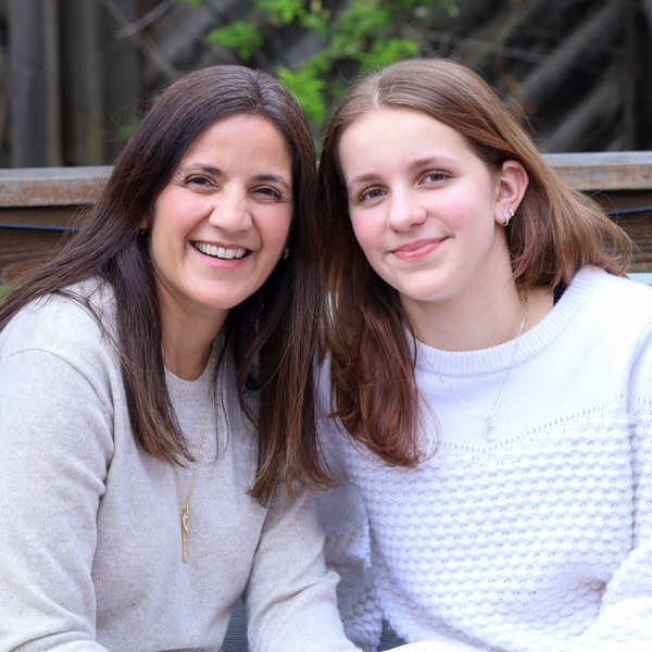 Pratima with her daughter Amelie