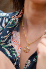Photo of Pratima Sethi's Josephine White Diamond Pendant Necklace