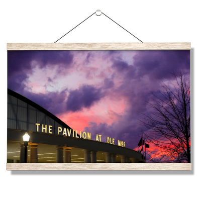 Ole Miss Rebels - The Pavilion at Ole Miss - College Wall Art #Hanging Canvas