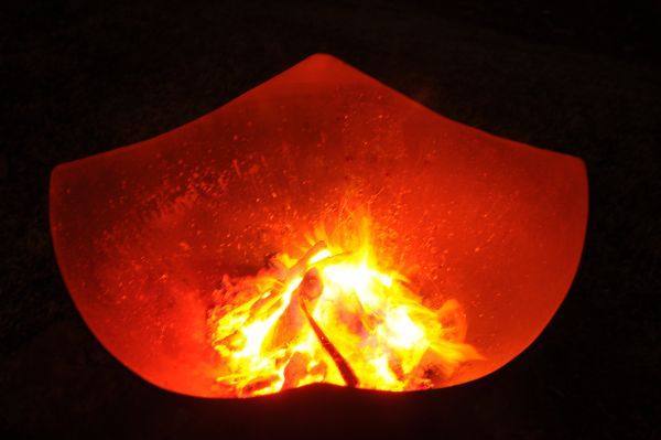 Fire Pit Art Manta Ray 36 Wood Burning Outdoor Fire Pit