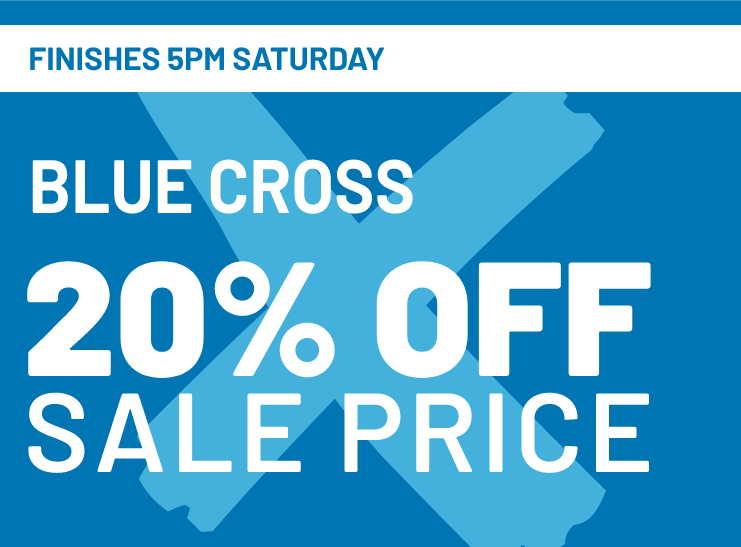 Blue Cross sale