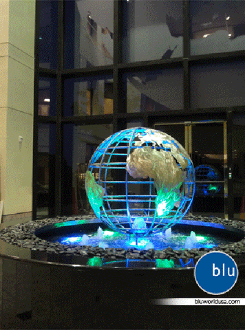 Bluworld of Water Sculpture Water Feature