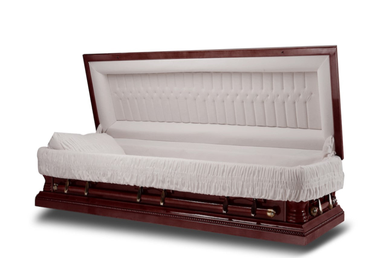 Full Couch Cherry Casket