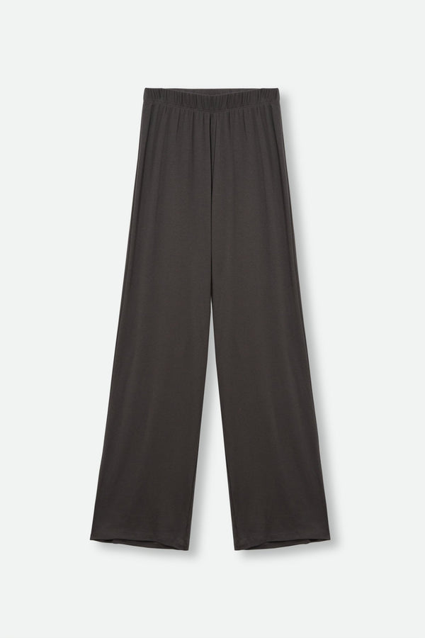 Women's Woven Wide Leg Pajama Pants - Colsie™ Black XS