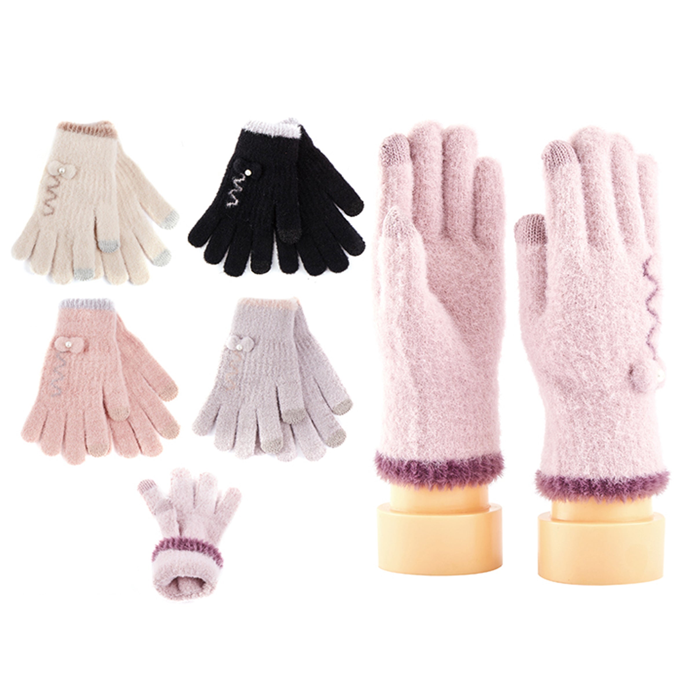 Wholesale CLOTHING Accessories Women's Glove Knit Gloves NH264