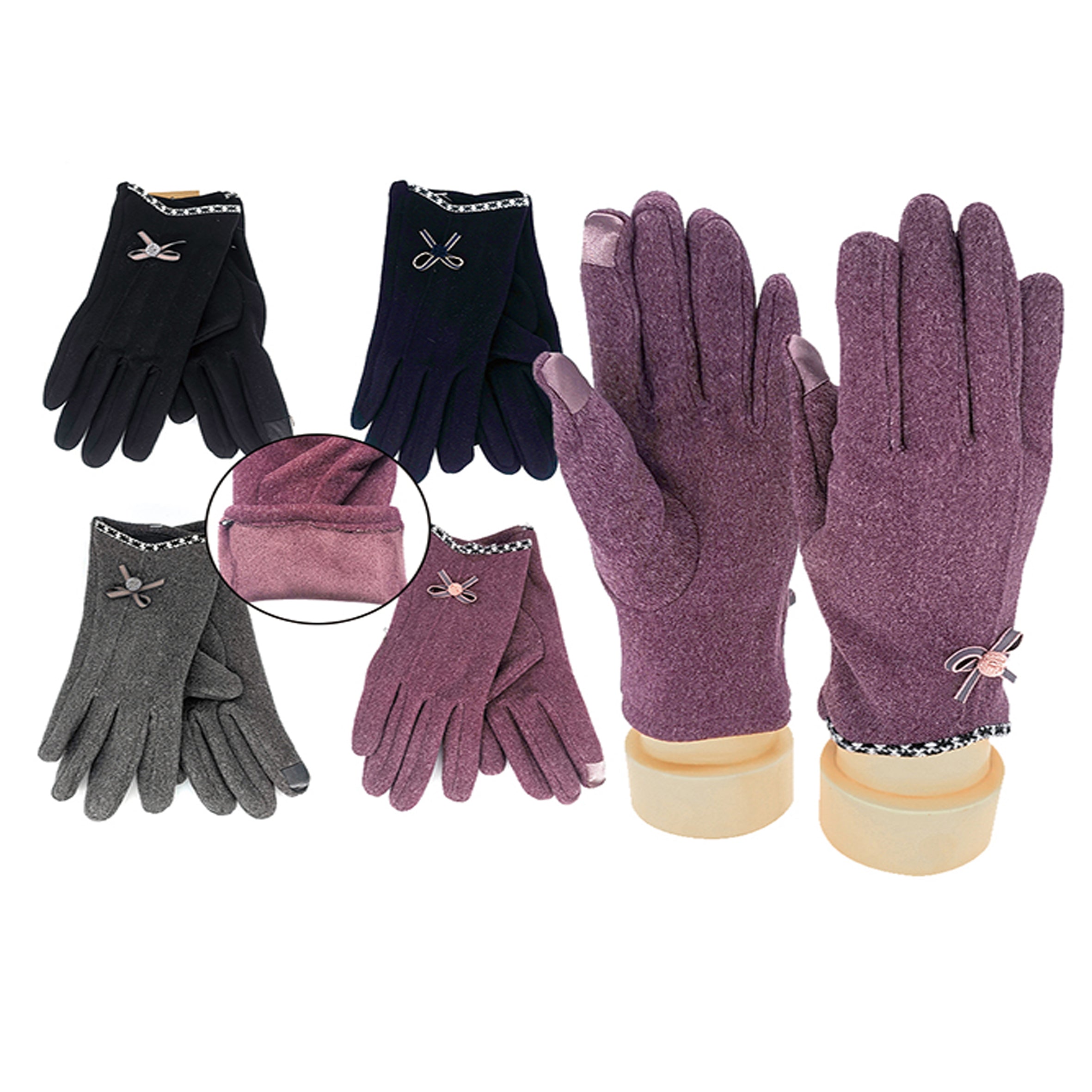 Wholesale CLOTHING Accessories Women's Glove Bowknot Gloves NH294