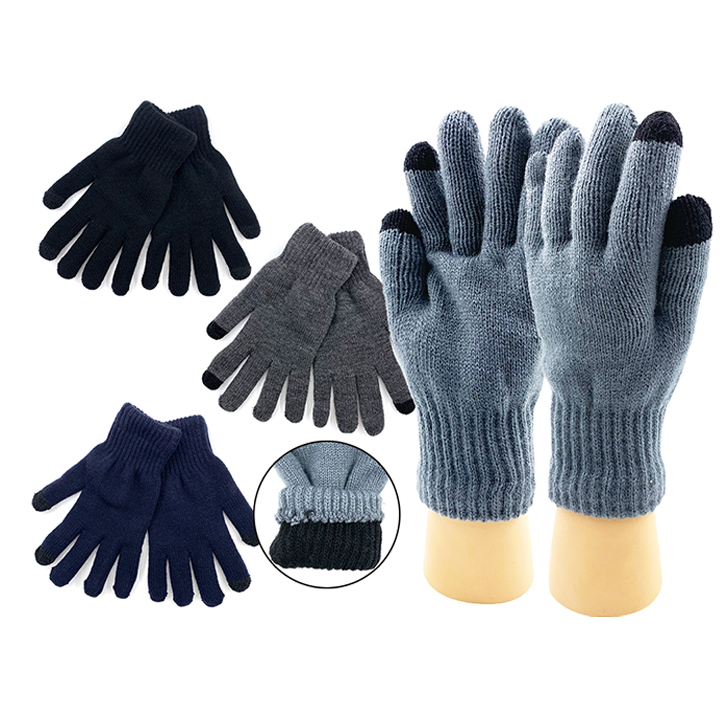 Wholesale CLOTHING Accessories Men'ss Touch Screen Double Gloves NH200