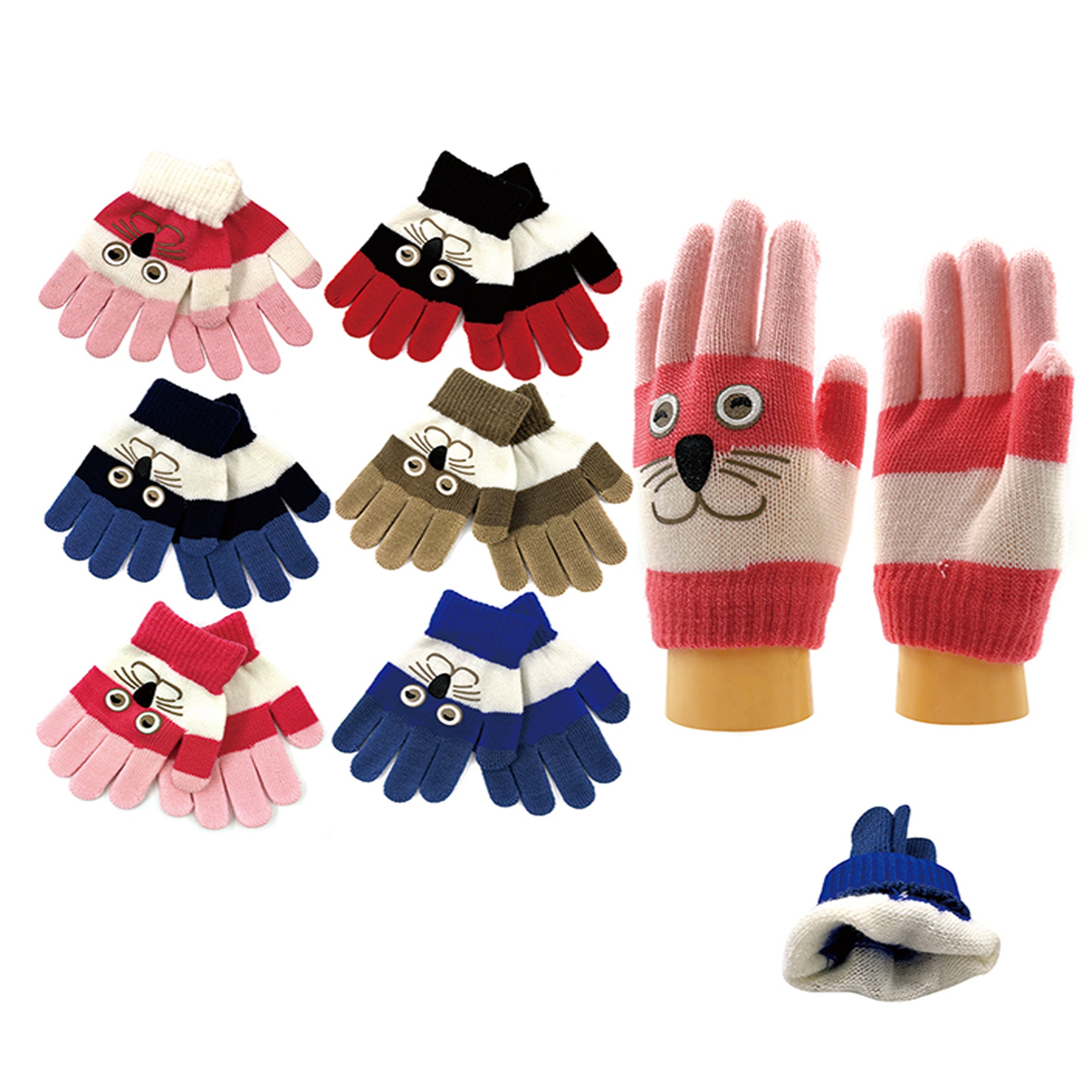 Wholesale Clothing Accessories Printing Rubber Children's Kids GLOVES NH243
