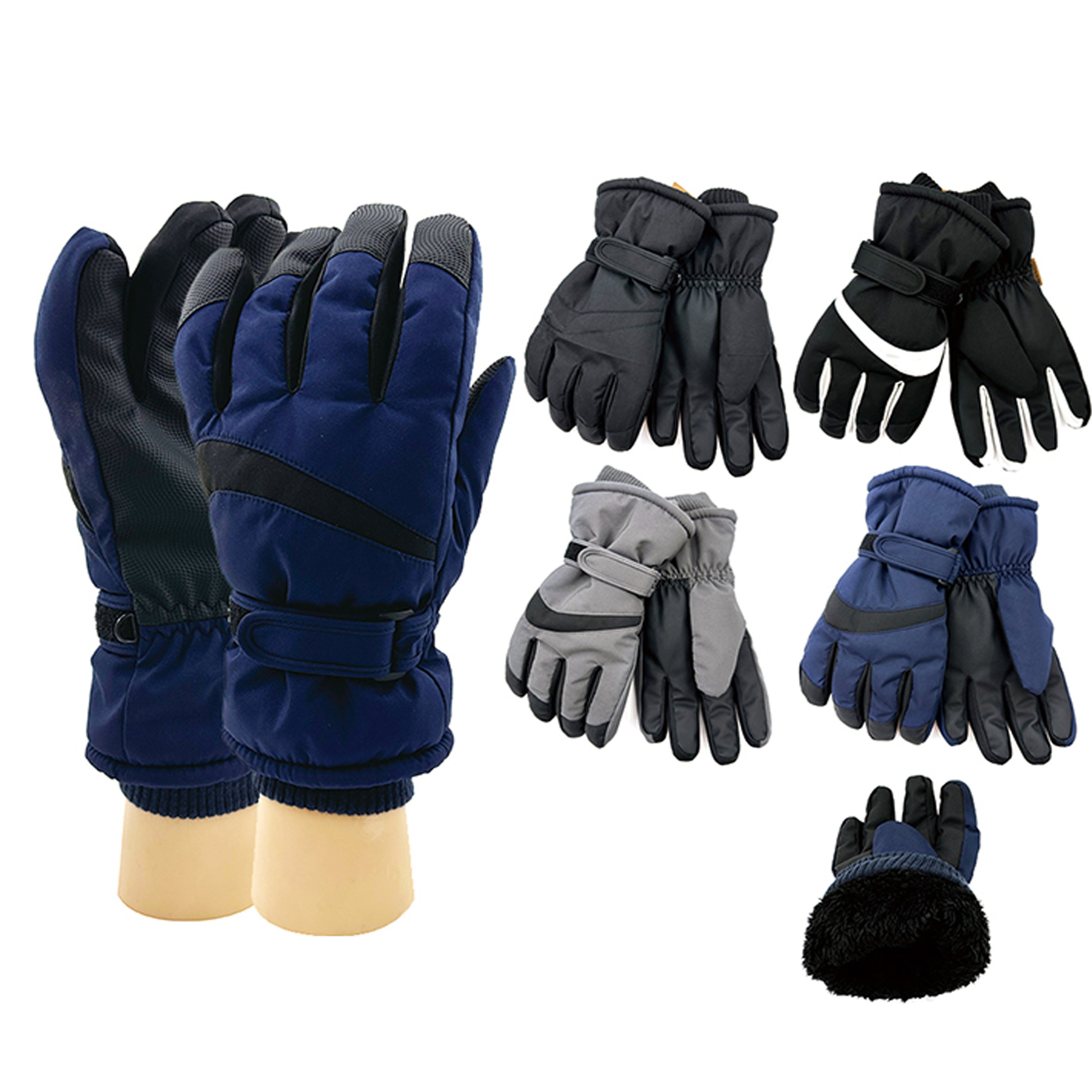 Wholesale Clothing Accessories Splicing Men's GLOVES NH262