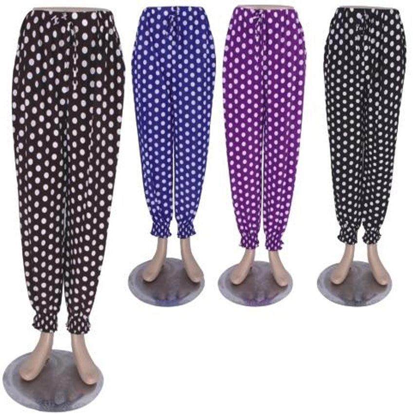 ''Wholesale Women's CLOTHING Assorted Garments Polka Dot Summer Pants M,L,XL,XXL Nylah NQ73''