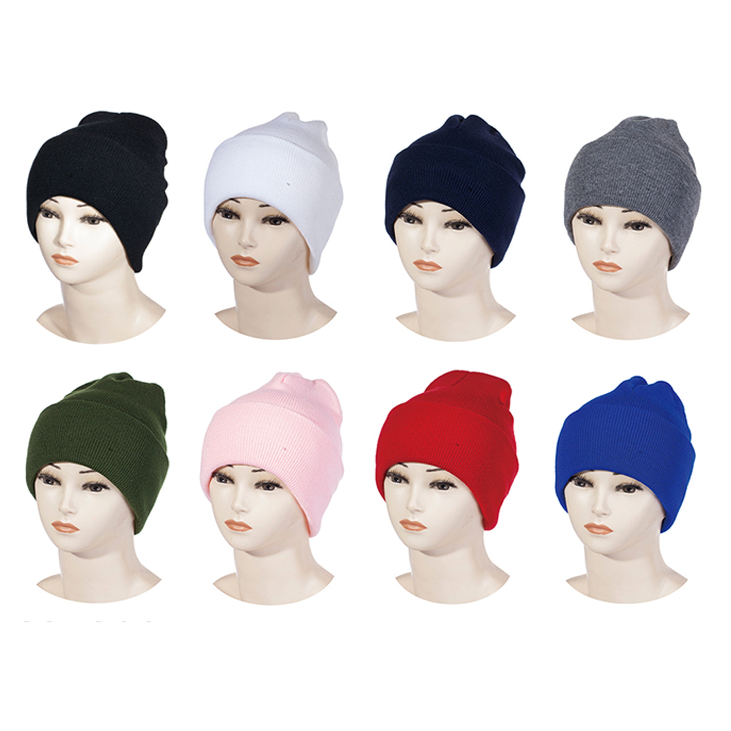 Wholesale Clothing Accessories Multicolored Wide Brim Beanie NH206