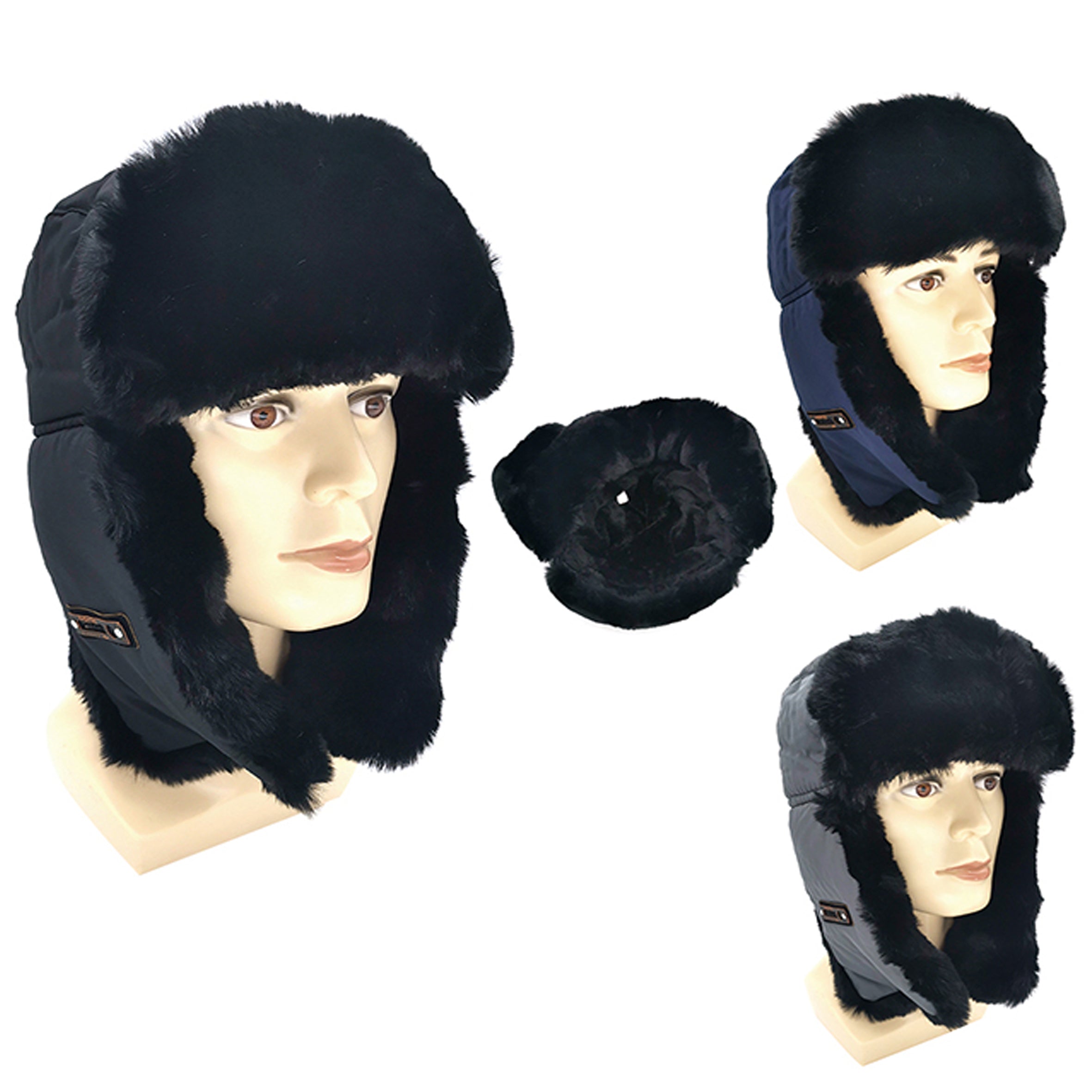 Wholesale CLOTHING Accessories Solid Trapper Monochrome Lei Feng Hat NH219
