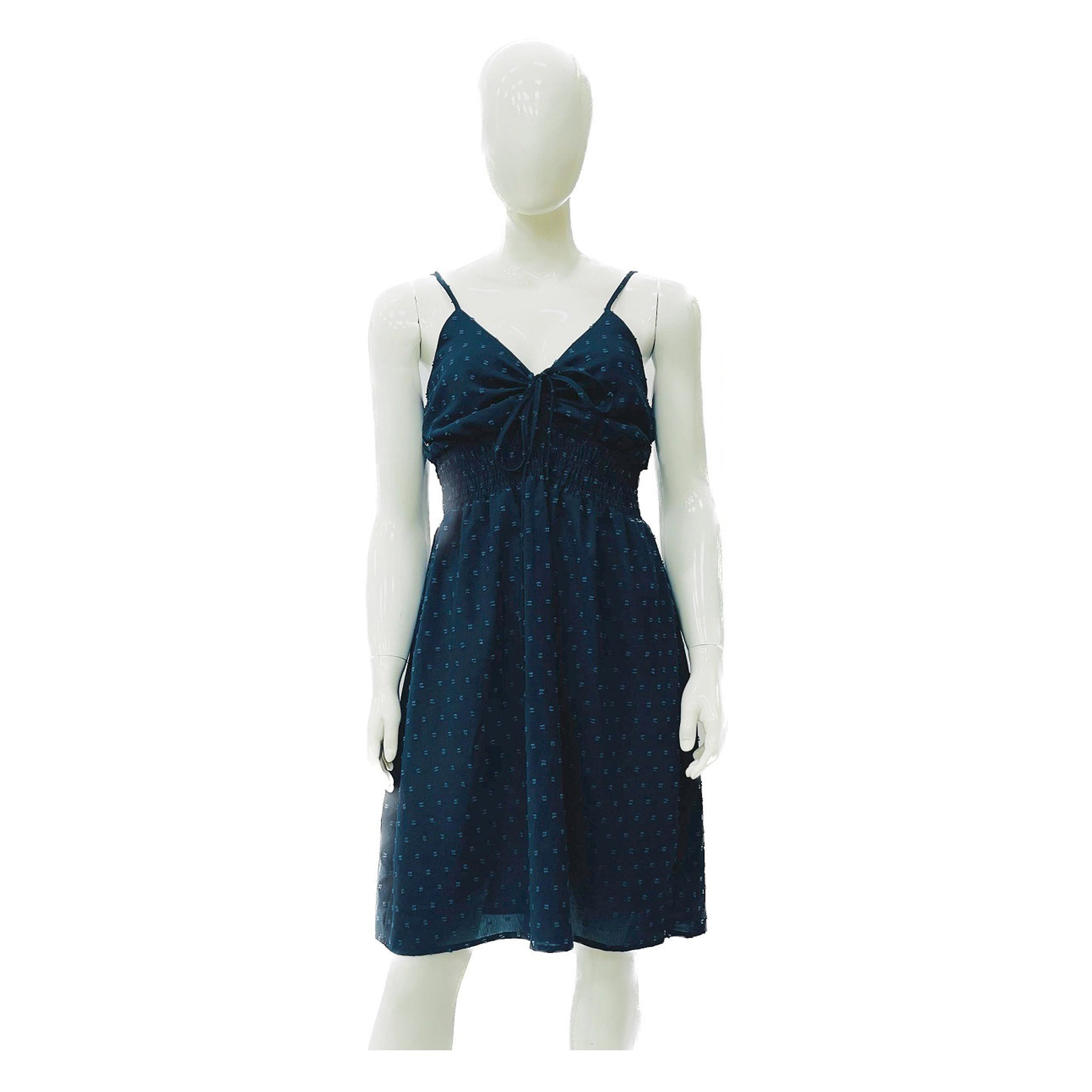 Wholesale Women's Dresses Woven-Cliff Dot Solid SHORT Dress 6-72-Case S-XL Braelyn NW21