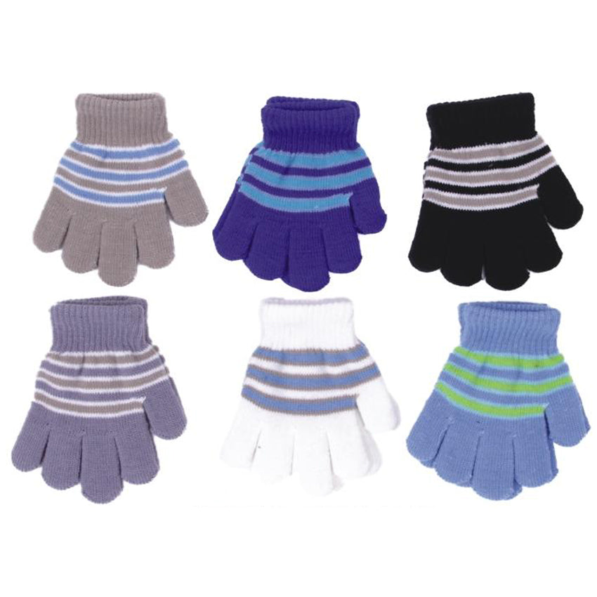 Wholesale CLOTHING Accessories Boys Med 3 Tone 15Cm GLoves Assorted NQ89