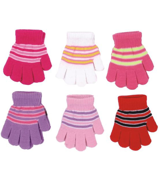 Wholesale CLOTHING Accessories Girls Med 3 Tone 17Cm Gloves Assorted NQ83