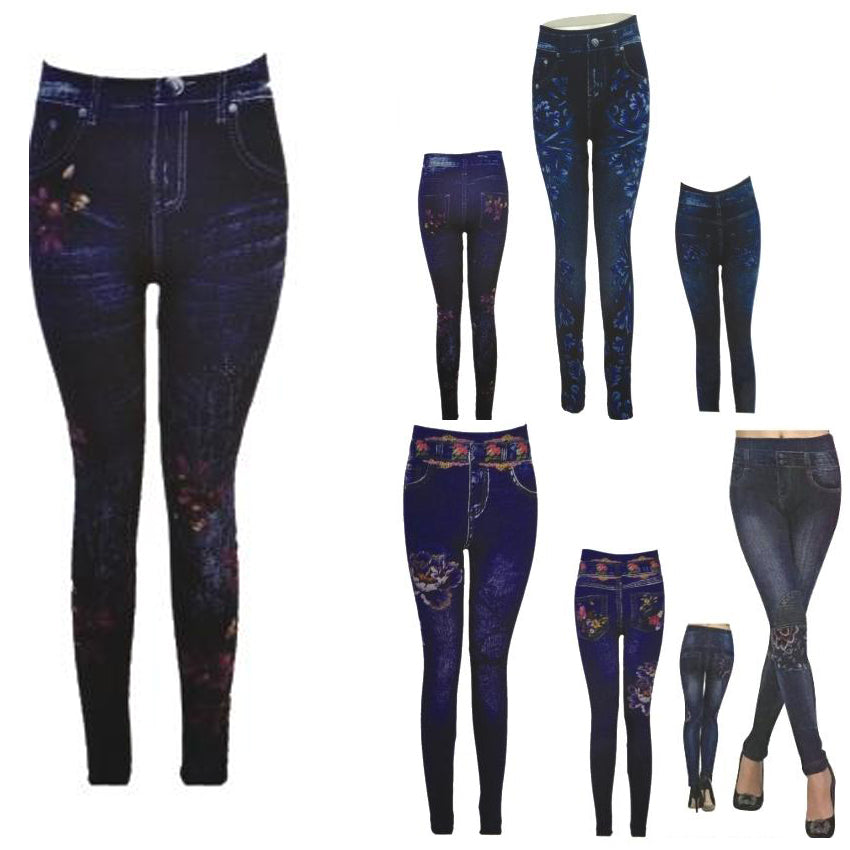 Wholesale Clothing Accessories JEAN Printed Cotton Long NQ740