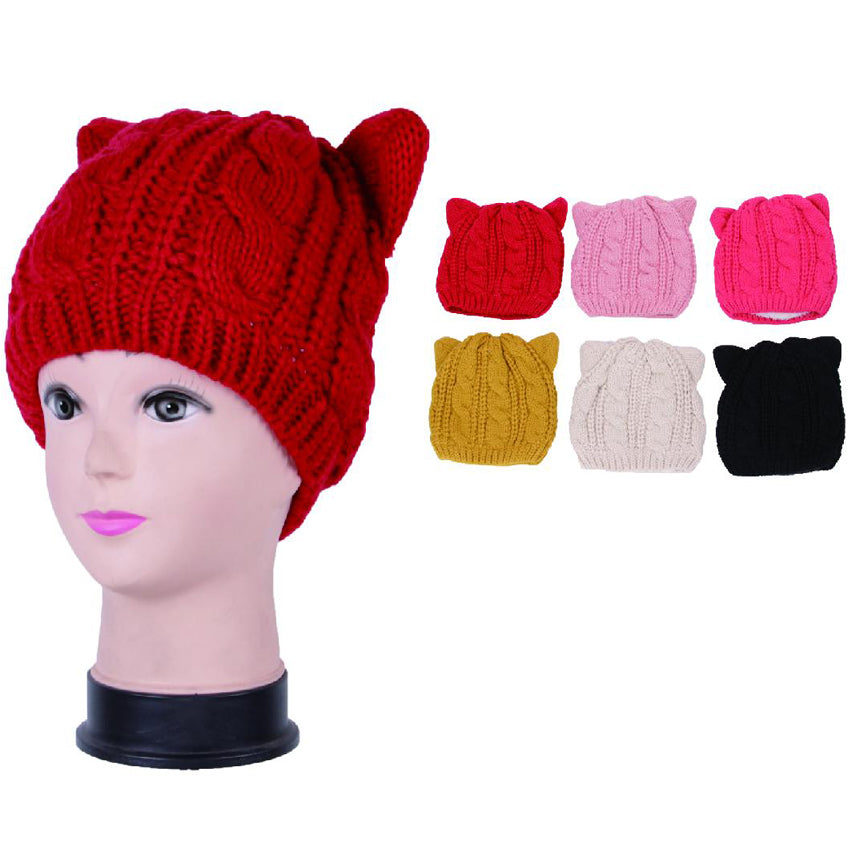 Wholesale CLOTHING Accessories Ladies Winter Hat Cat Ear Assorted NQ89