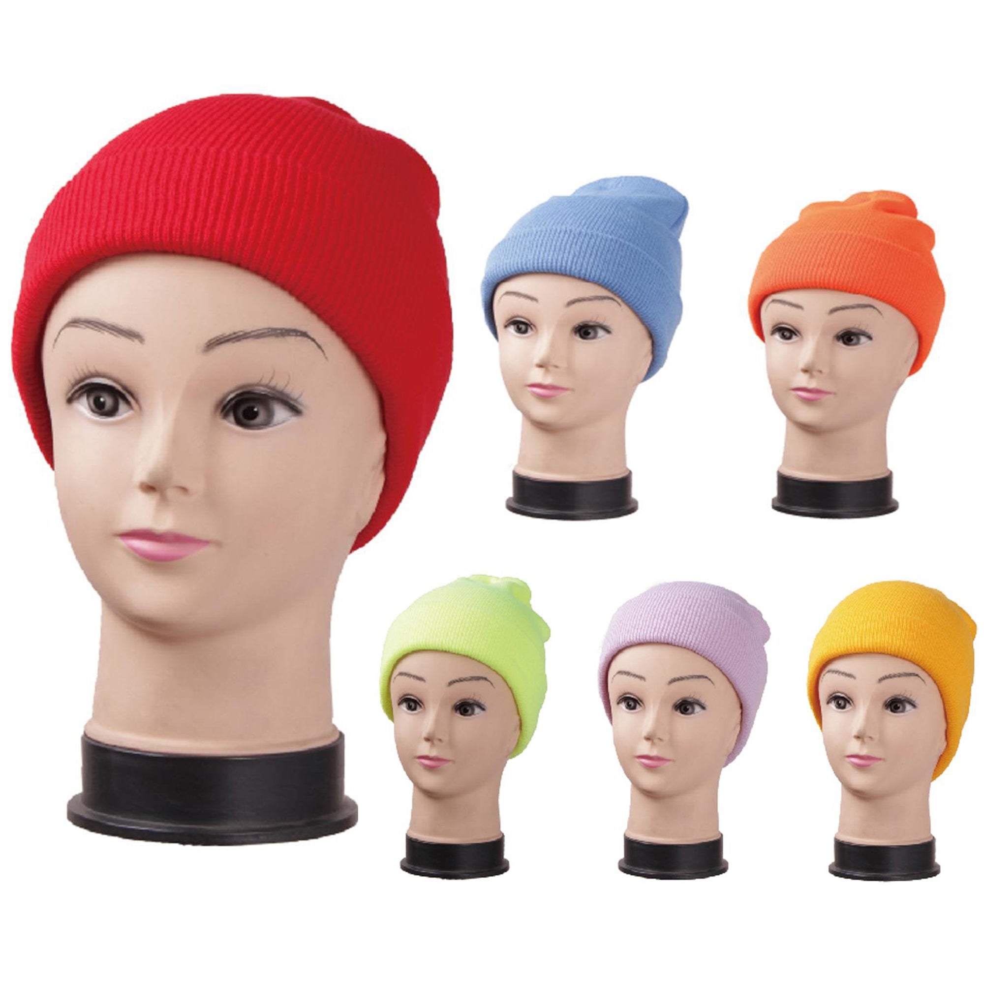 Wholesale Clothing Accessories Beannie HAT Neon Color Assorted Mix NQ89