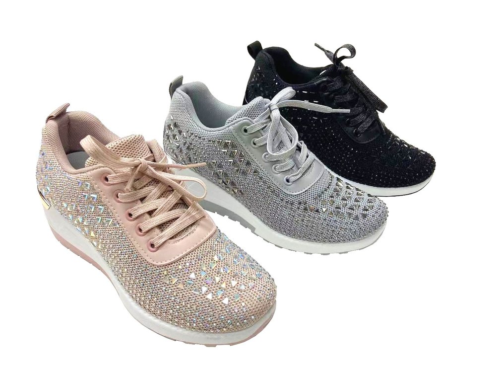 Wholesale Women's SHOES Lace Up Ladies Sneakers Joanna NG18