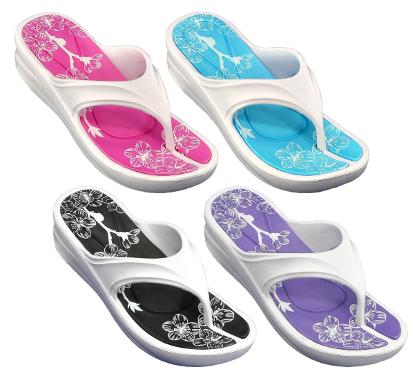 Wholesale Women's Slippers LADIES Mix Assorted Colors Sizes Flip Flops Jayde NSU39