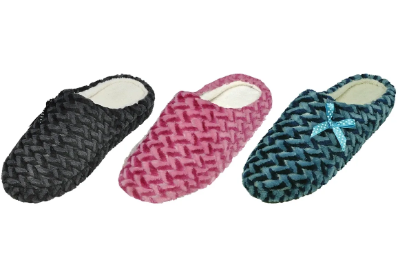 Wholesale Women's SLIPPERS Ladies Slooze Mix Assorted Colors Sizes Feet Warmer Louise NSU11