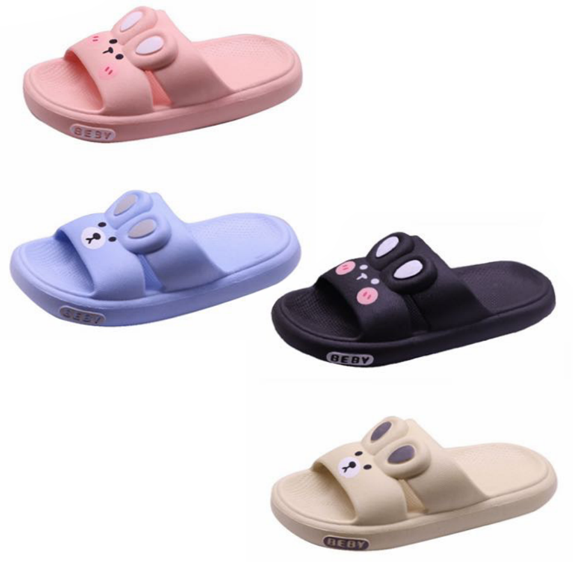 Wholesale Children's Shoes Kids Bunny FLIP FLOPS Priscilla NPEC3