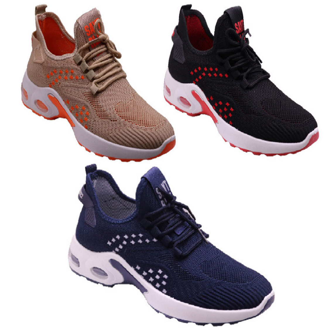 Wholesale Men's SHOES Lace Up Sneakers Runners Geoffrey NPE67