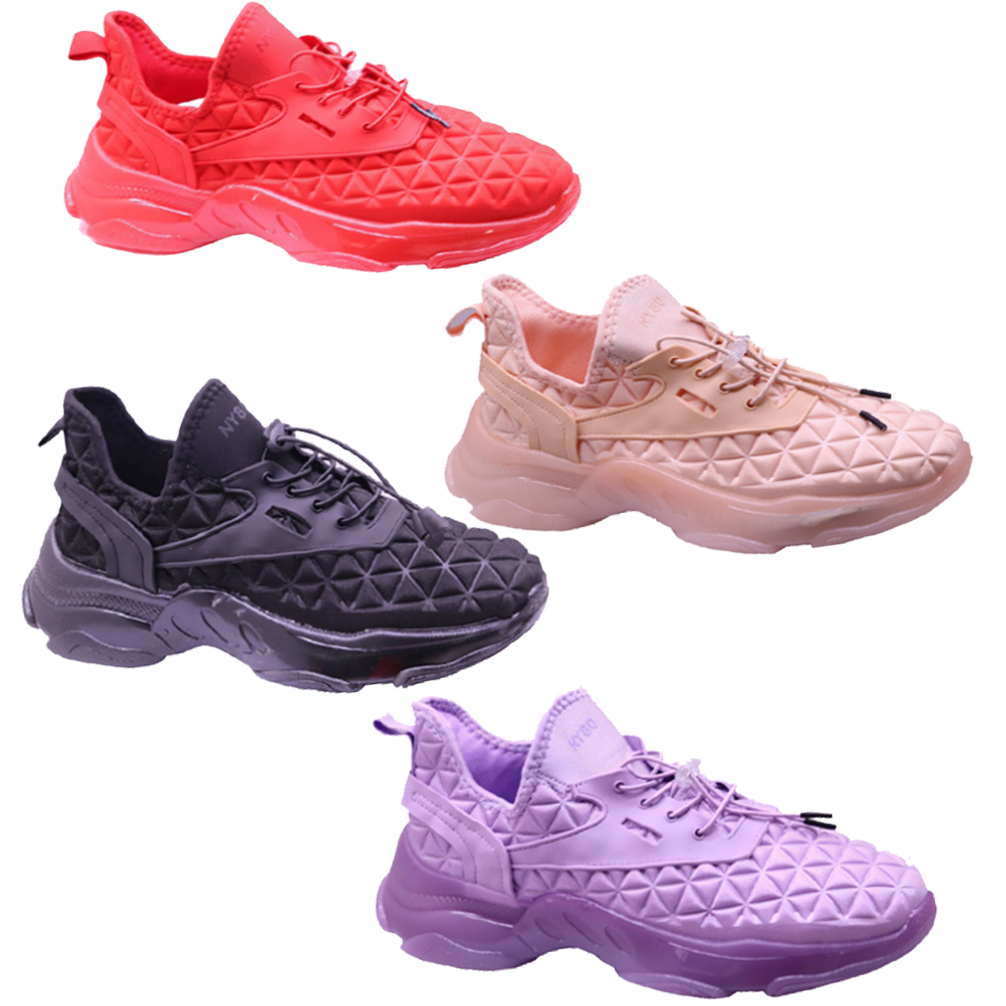 Wholesale Women's Shoes Lace Up SNEAKERS Runners Yaretzi NPE95