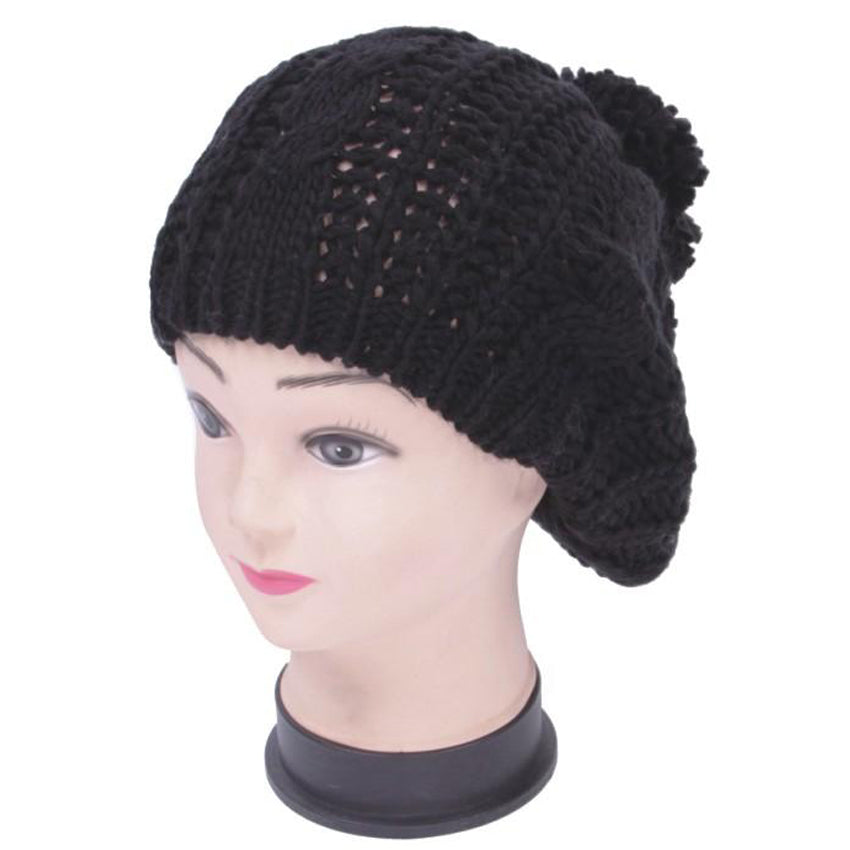 Wholesale CLOTHING Accessories Beret Hat Fur Bal Assorted NQ8B