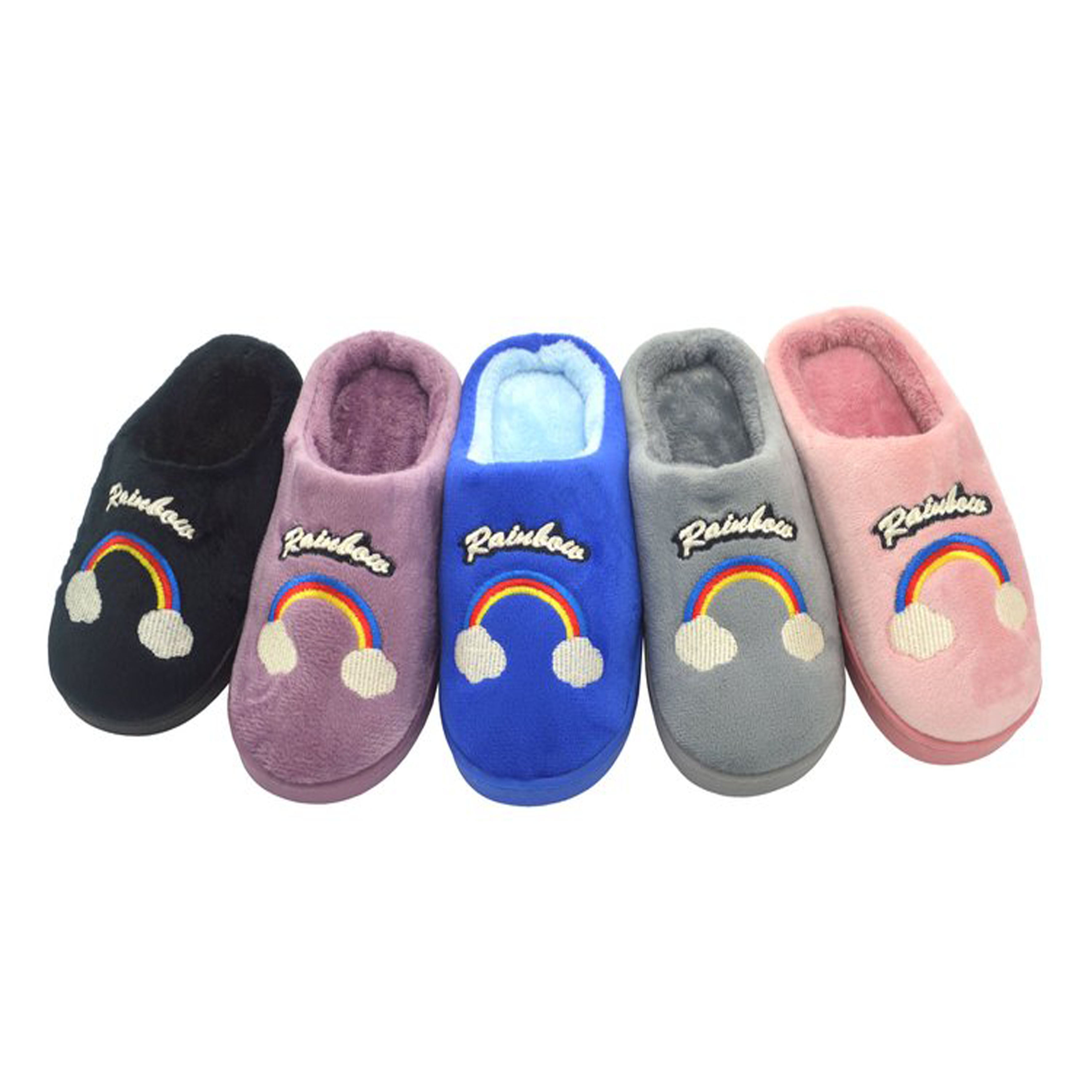 Wholesale Children's SLIPPERS For Kids Soft Rainbow Anne NGkA