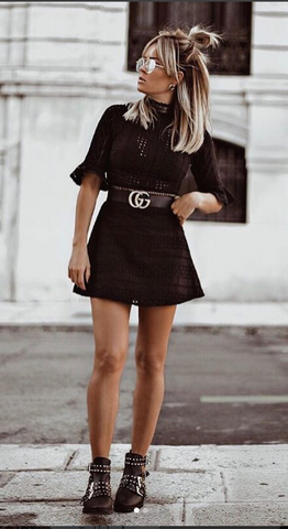 dress with gucci belt, OFF 73%,Buy!