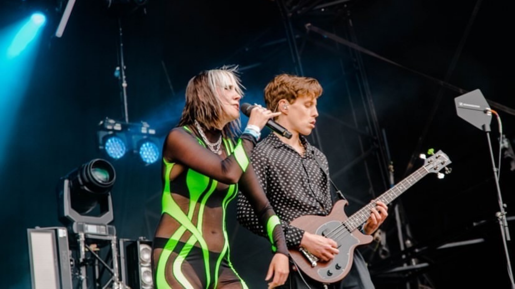 Rock Band YONAKA Wearing The Poison Ivy LULA LAORA Collection download festival